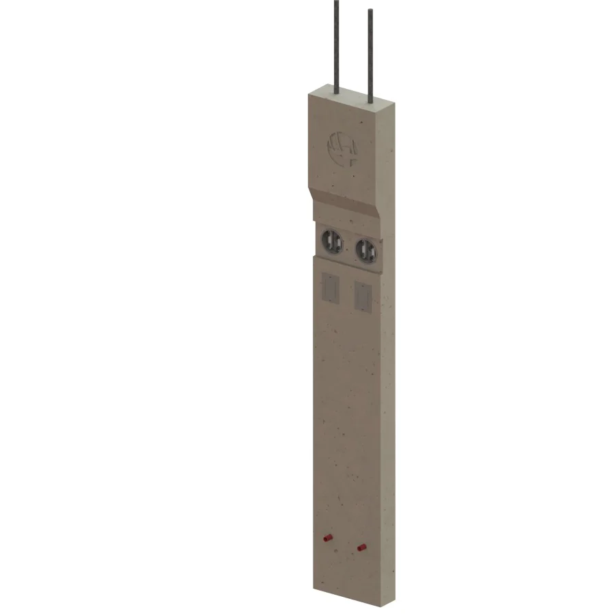 Murete BT-02B Doble — acometida aérea · gabinete NEMA 3R