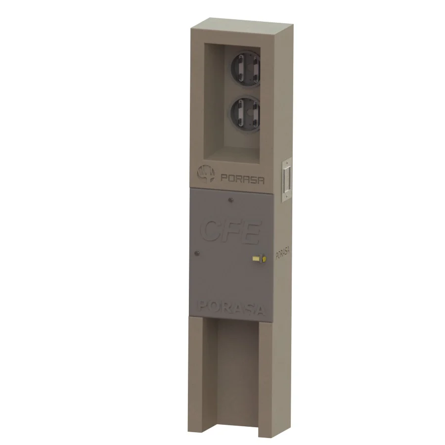 Murete EMBT-112B Doble — acometida subterránea · 5ª terminal